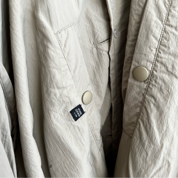 OPENING CEREMONY Hidden Hood Logo Trench Coat - Picture 6 of 7